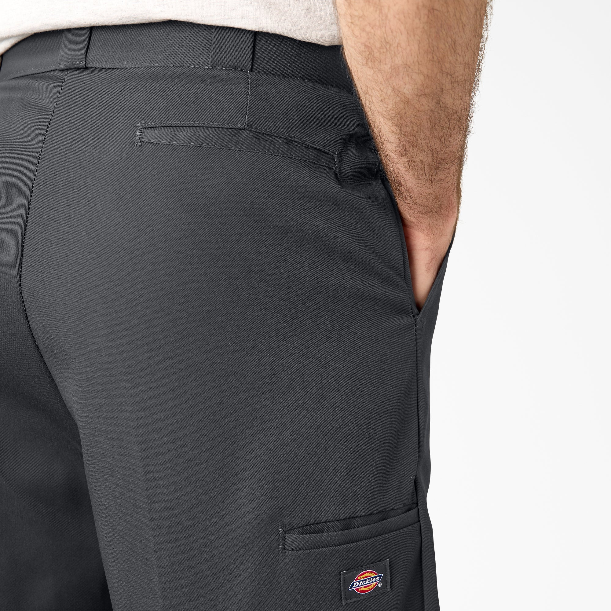 Loose Fit Flat Front Work Shorts. 13