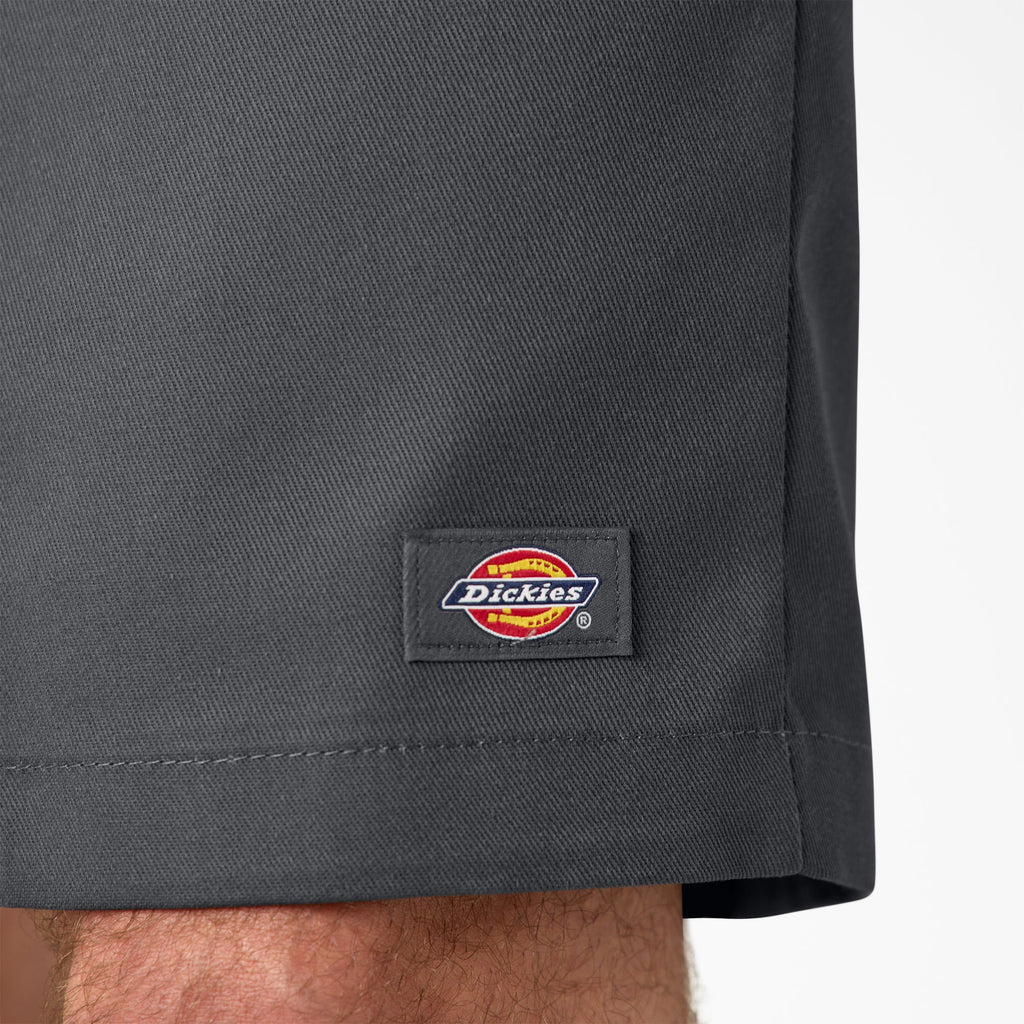 Loose Fit Flat Front Work Shorts. 13