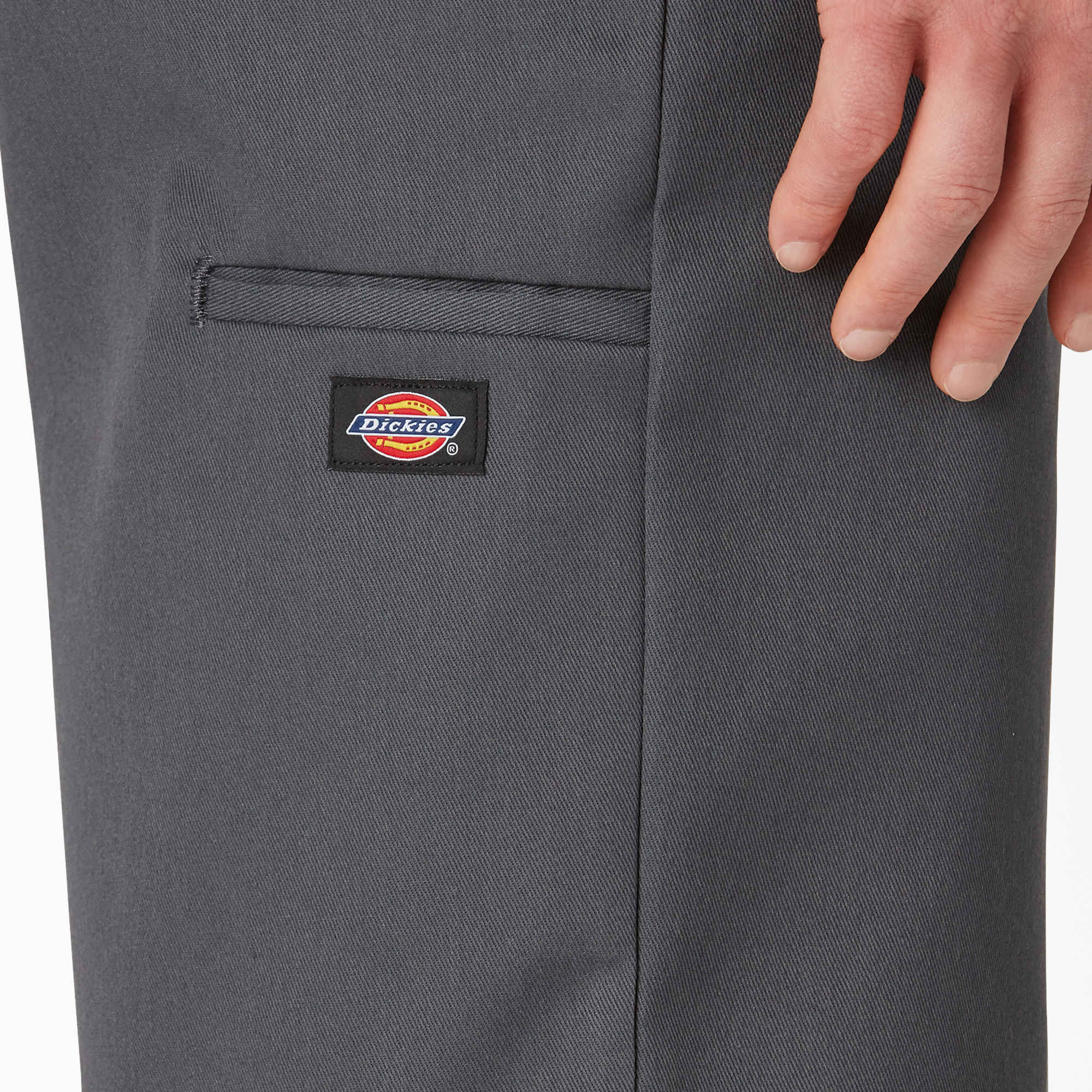 Loose Fit Flat Front Work Shorts. 13