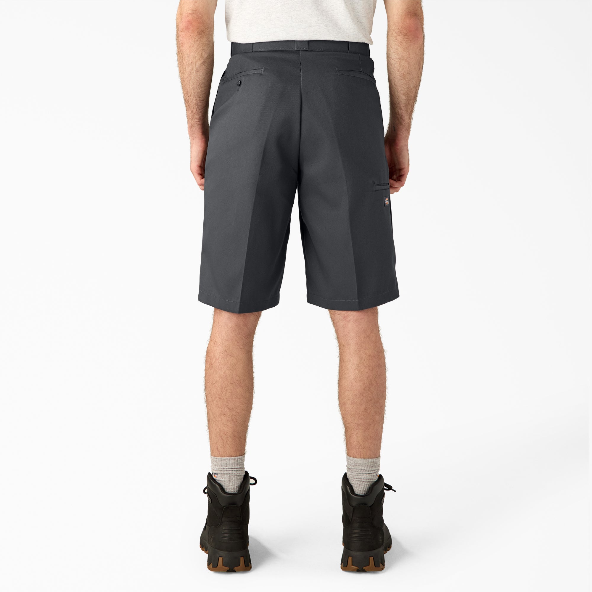 Loose Fit Flat Front Work Shorts. 13