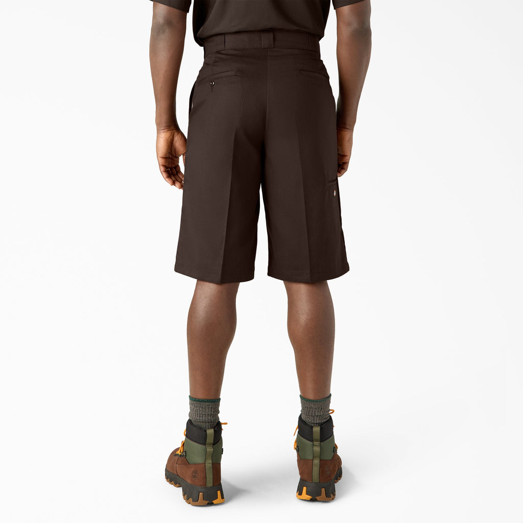 Loose Fit Flat Front Work Shorts. 13