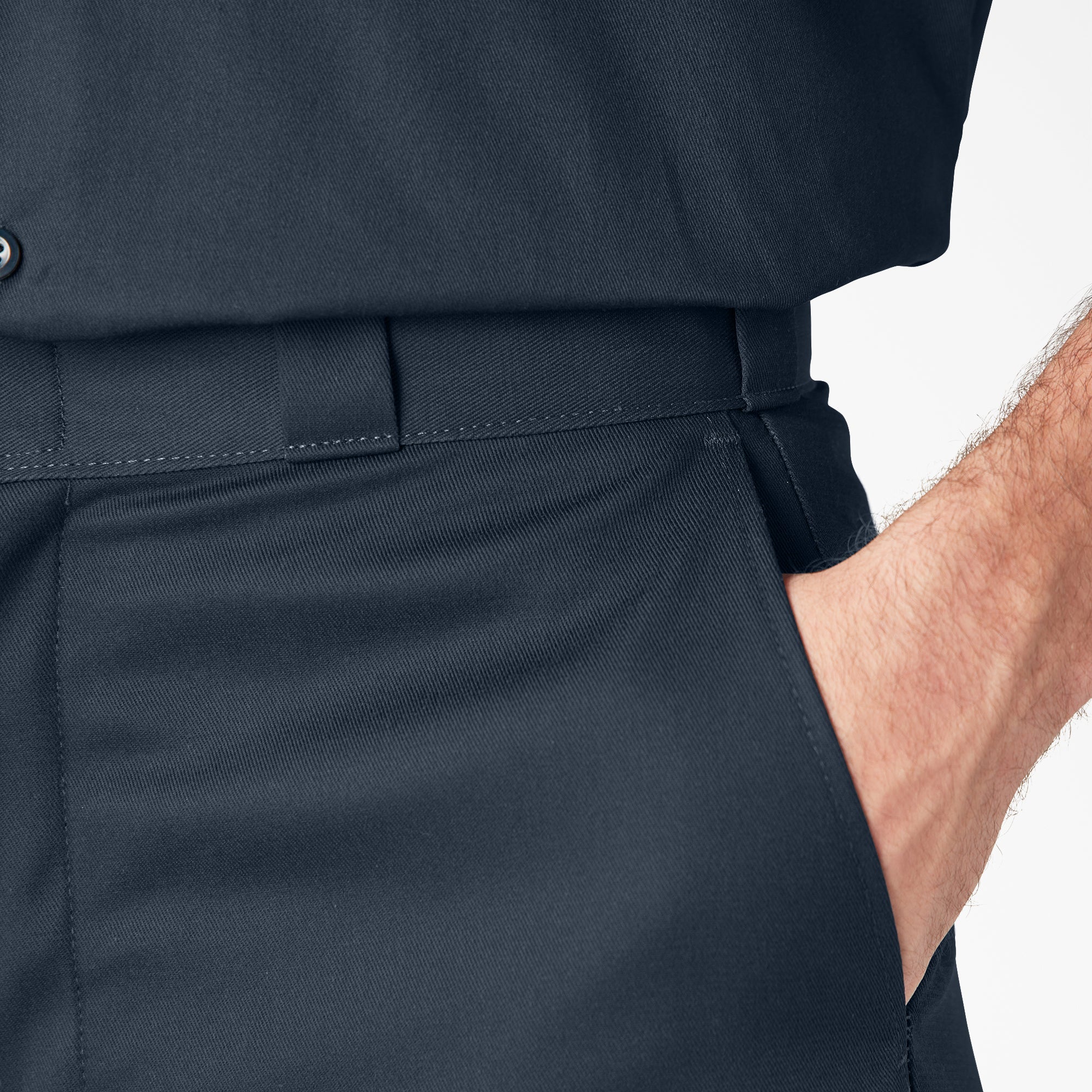 Loose Fit Flat Front Work Shorts. 13