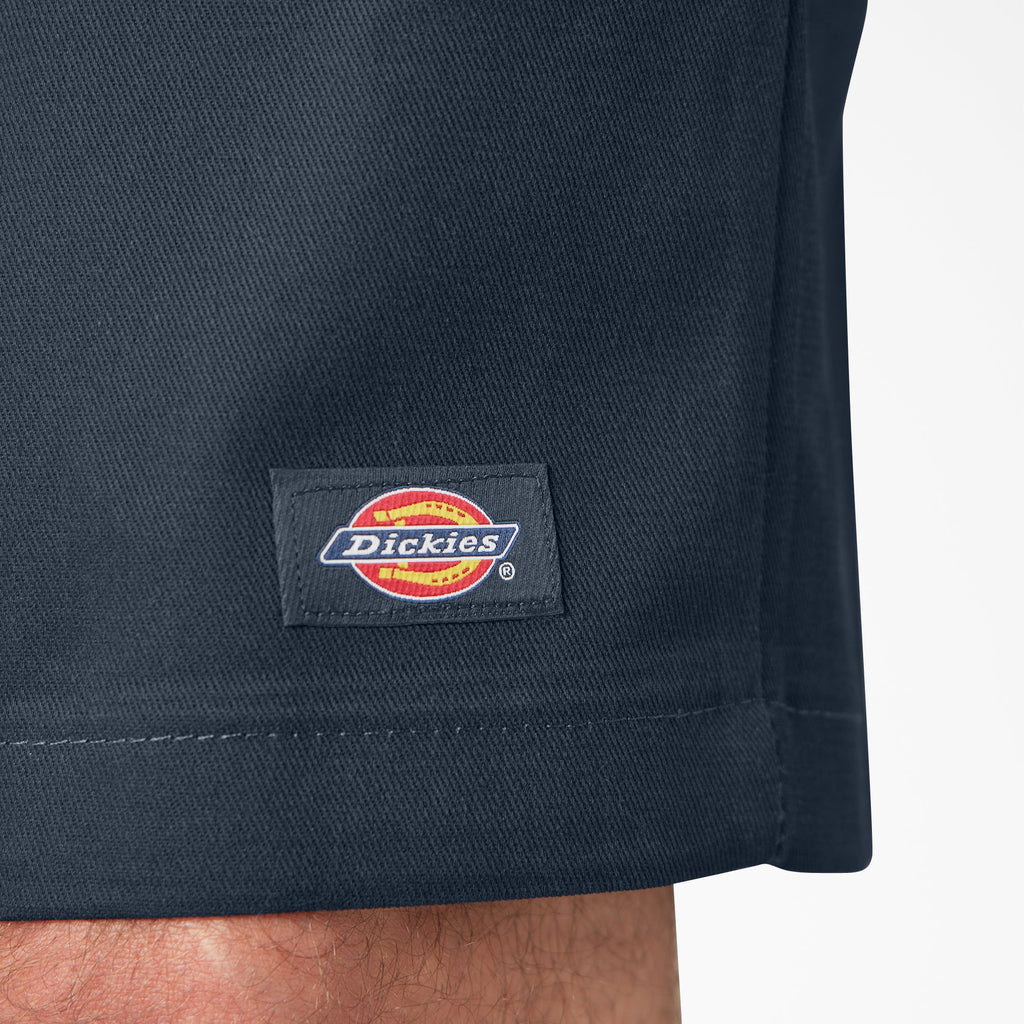 Loose Fit Flat Front Work Shorts. 13