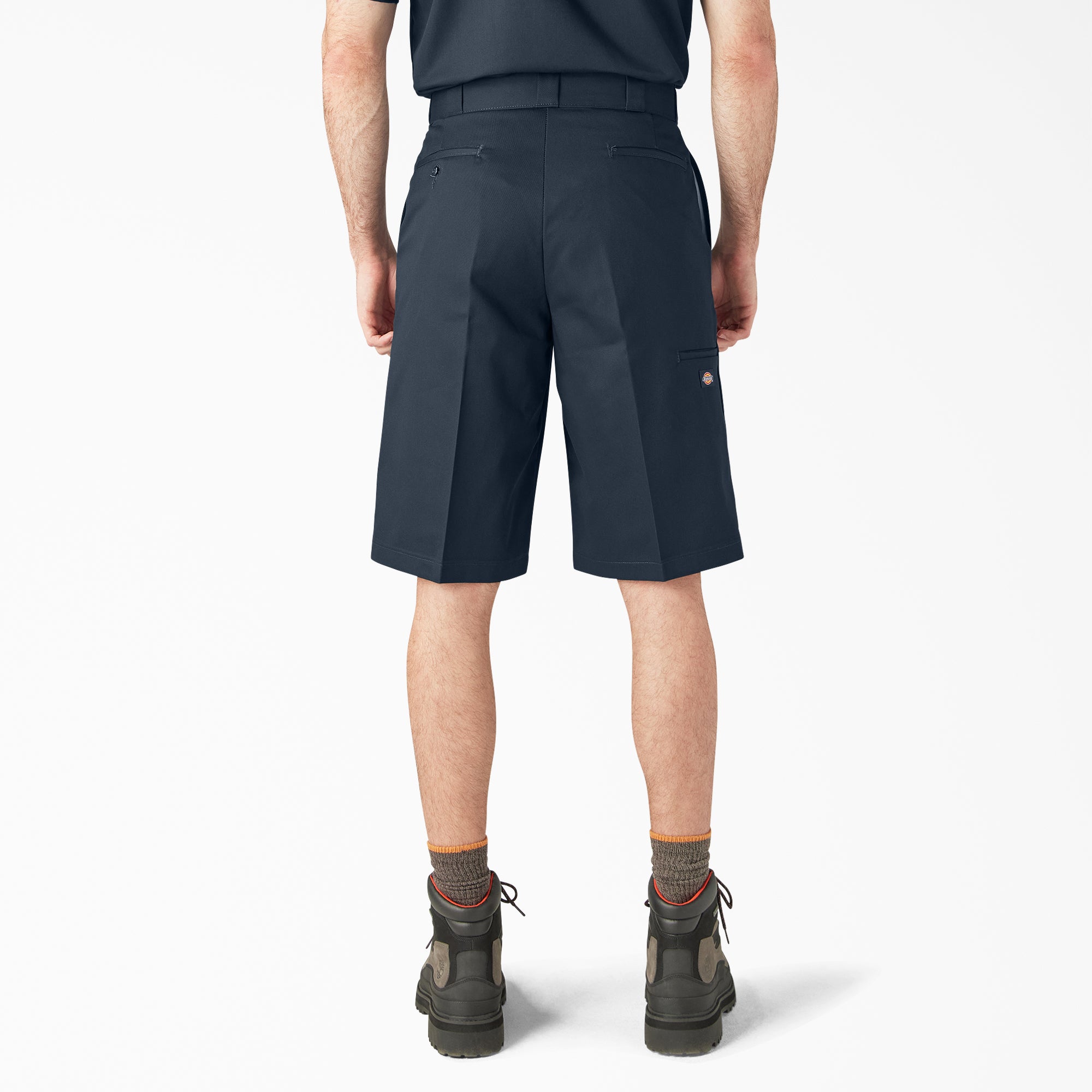 Loose Fit Flat Front Work Shorts. 13