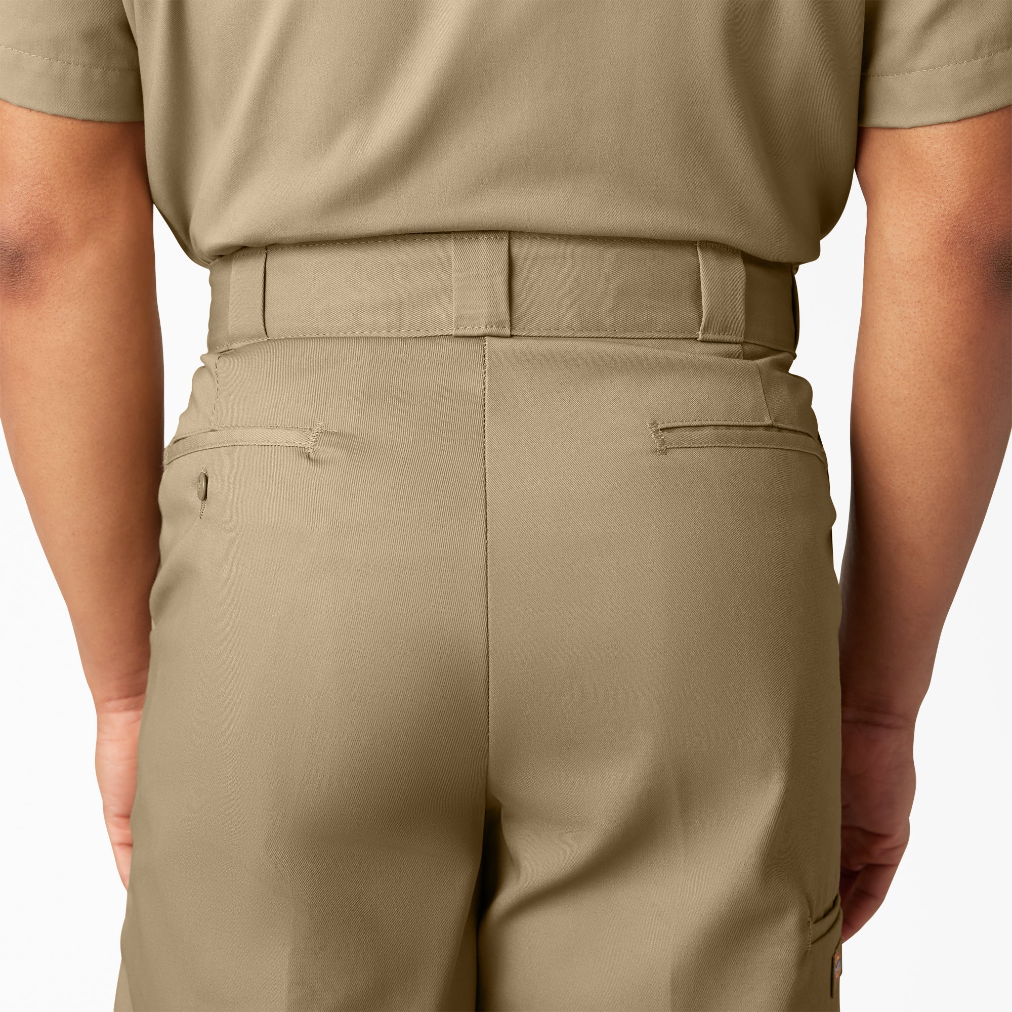 Loose Fit Flat Front Work Shorts. 13