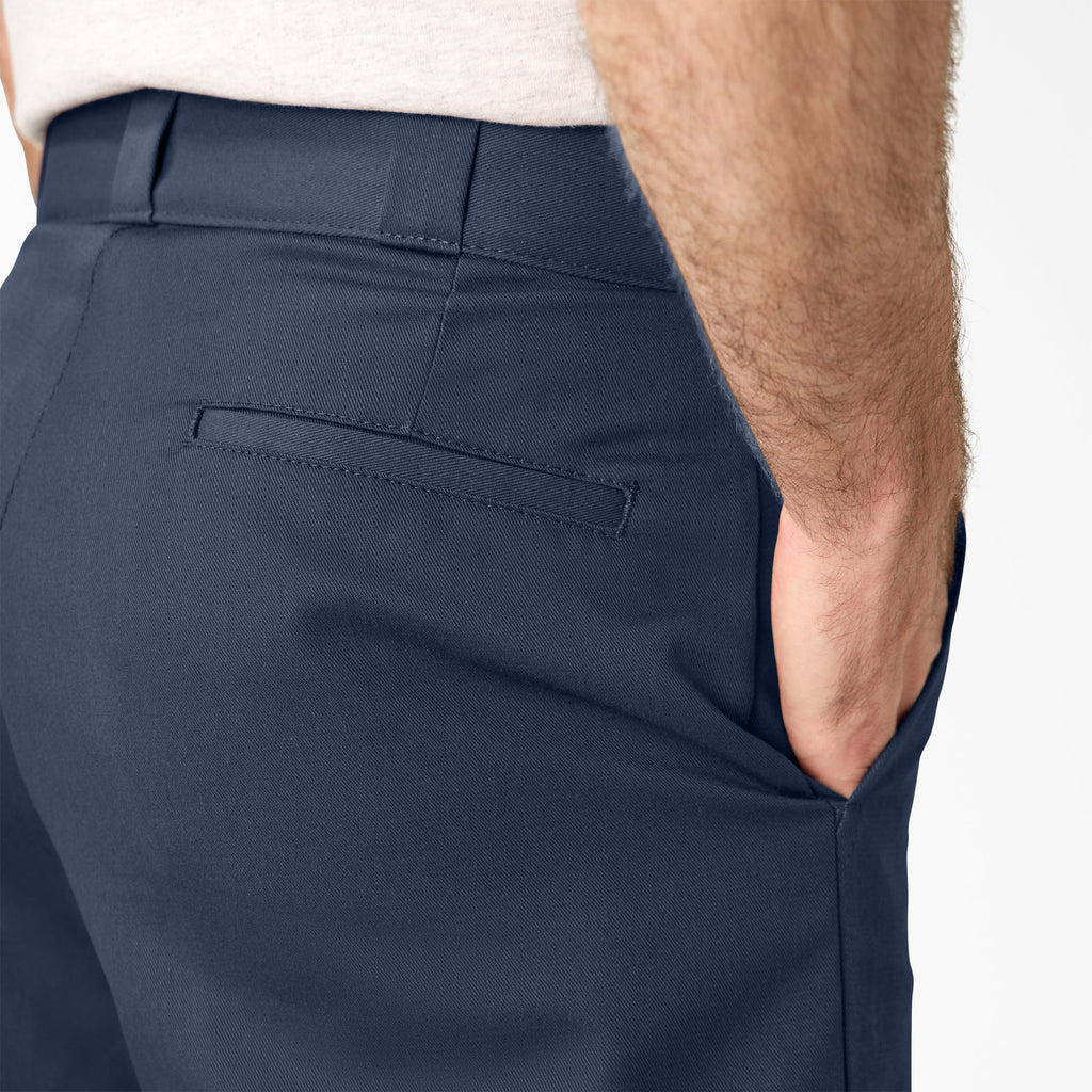 Loose Fit Flat Front Work Shorts. 13
