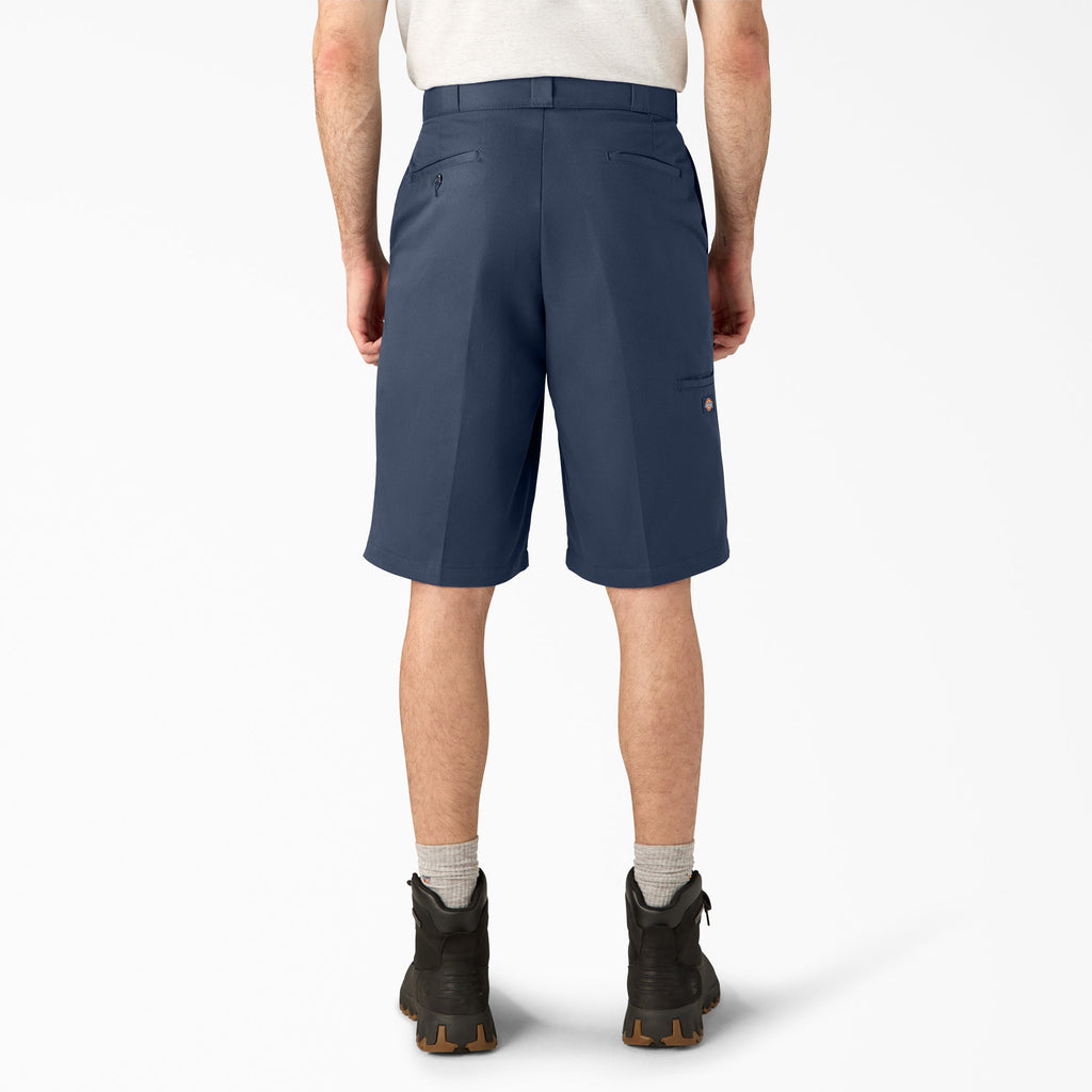 Loose Fit Flat Front Work Shorts. 13