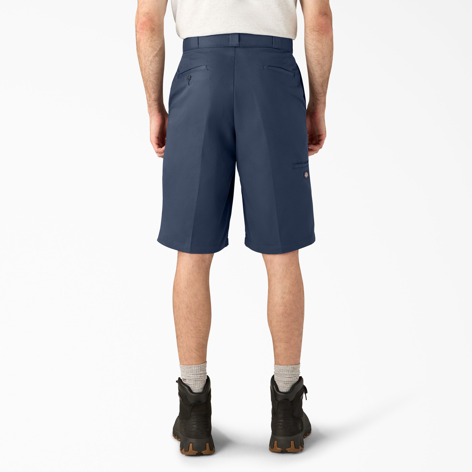 Loose Fit Flat Front Work Shorts. 13