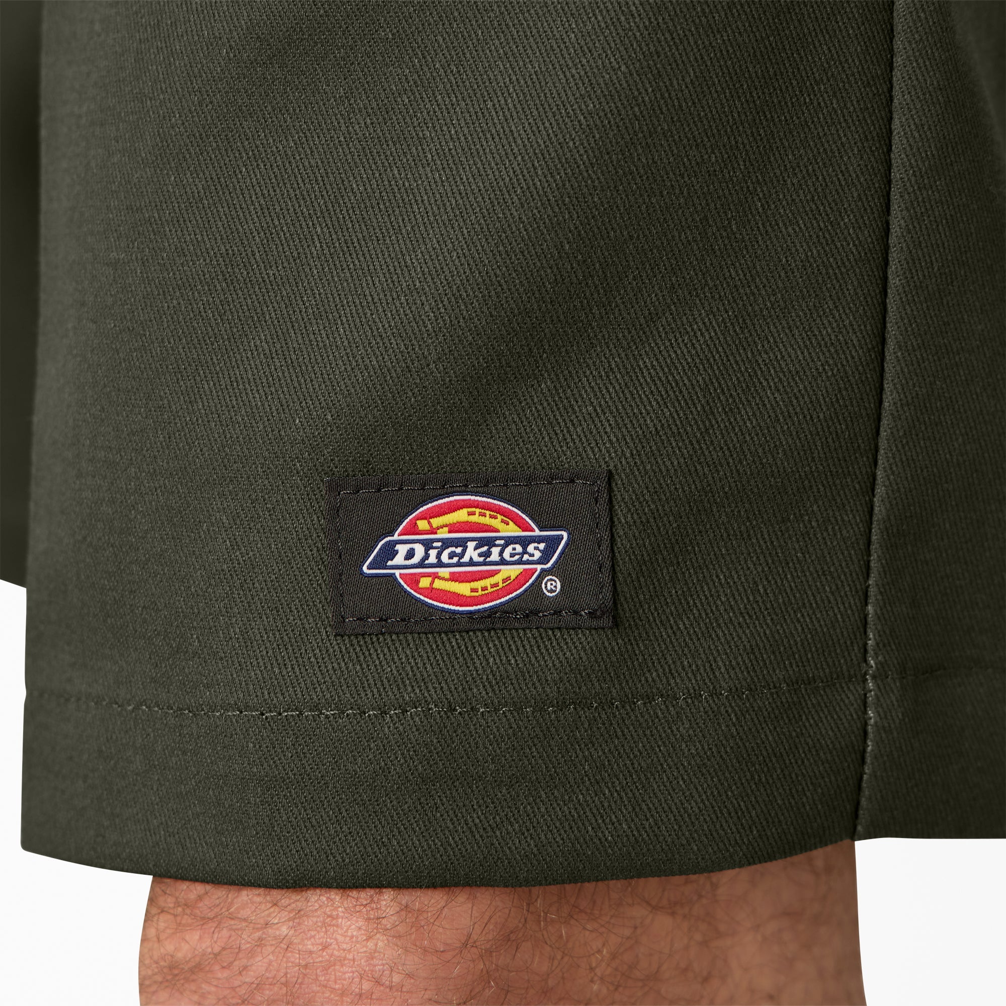 Loose Fit Flat Front Work Shorts. 13