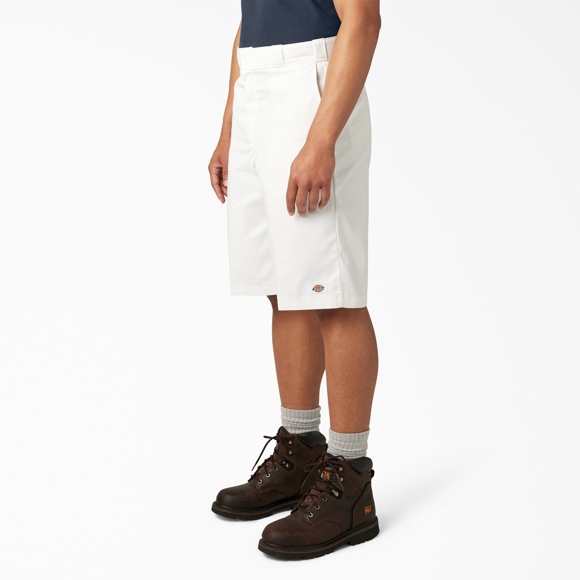 Loose Fit Flat Front Work Shorts. 13