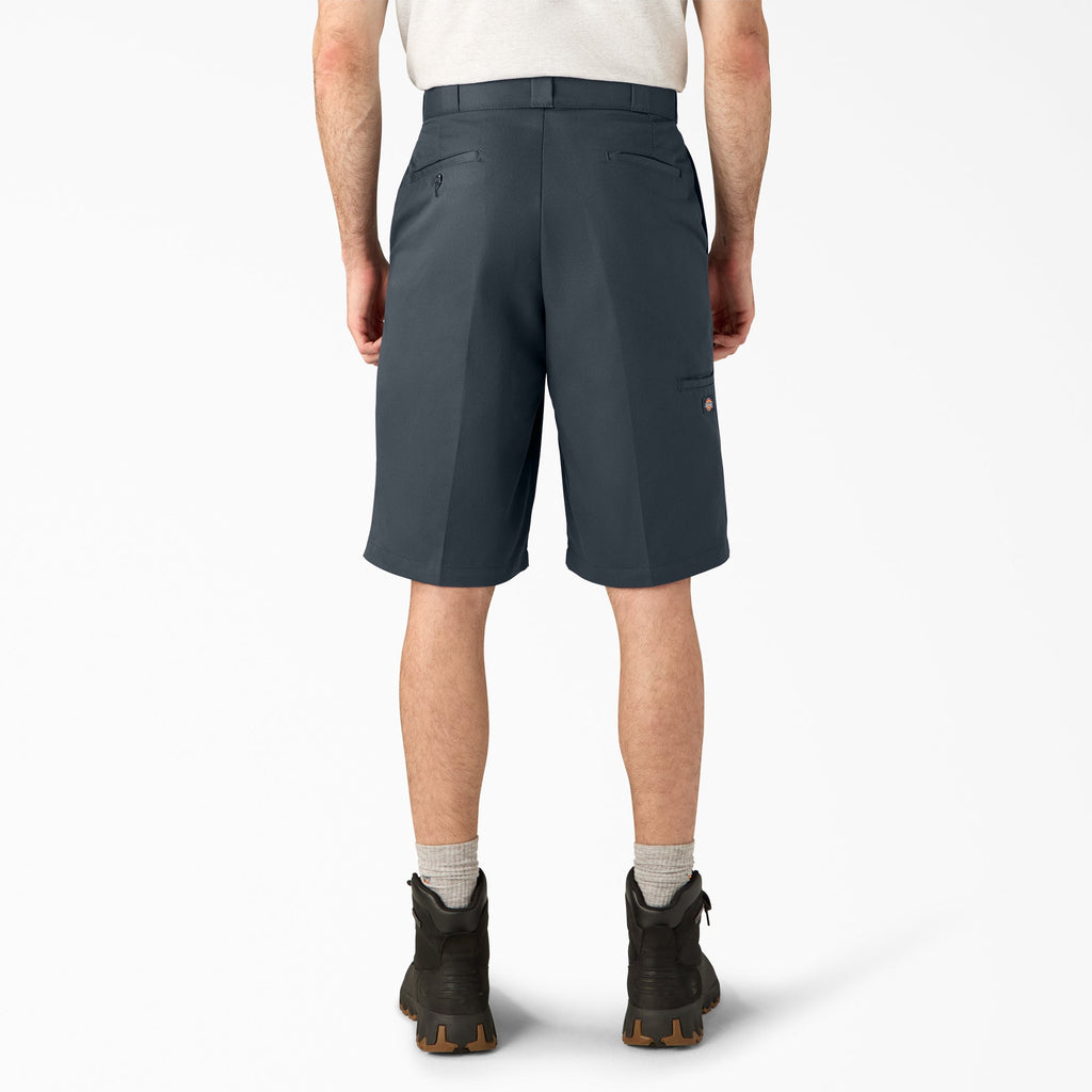 Loose Fit Flat Front Work Shorts. 13