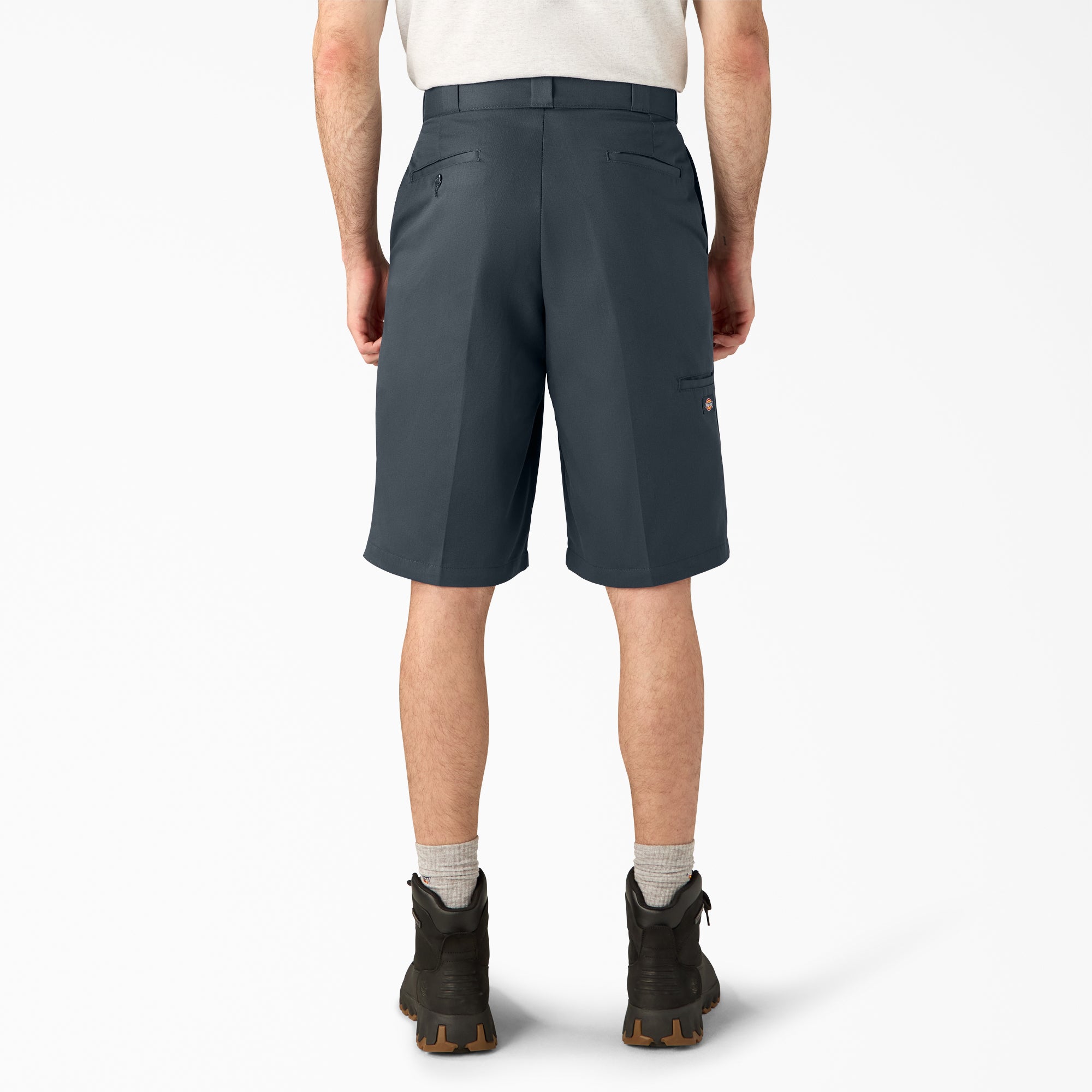 Loose Fit Flat Front Work Shorts. 13