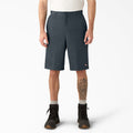 Loose Fit Flat Front Work Shorts. 13