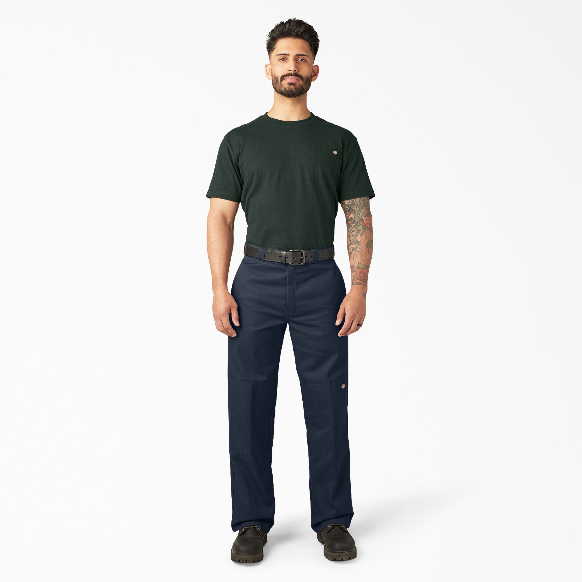 Loose Fit Double Knee Work Pants