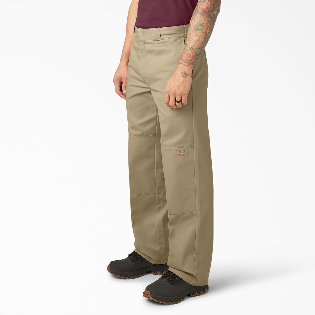 Loose Fit Double Knee Work Pants