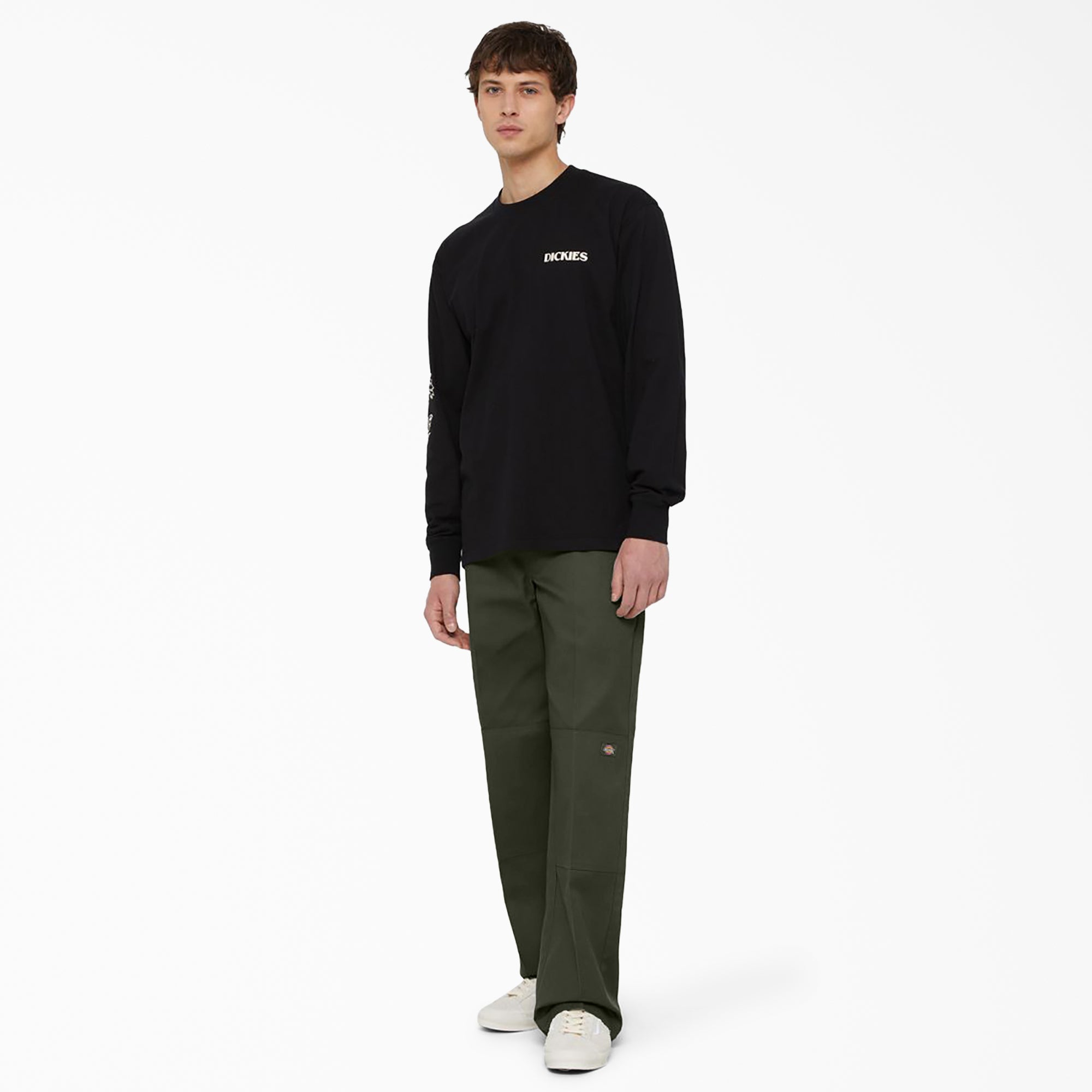 Loose Fit Double Knee Work Pants