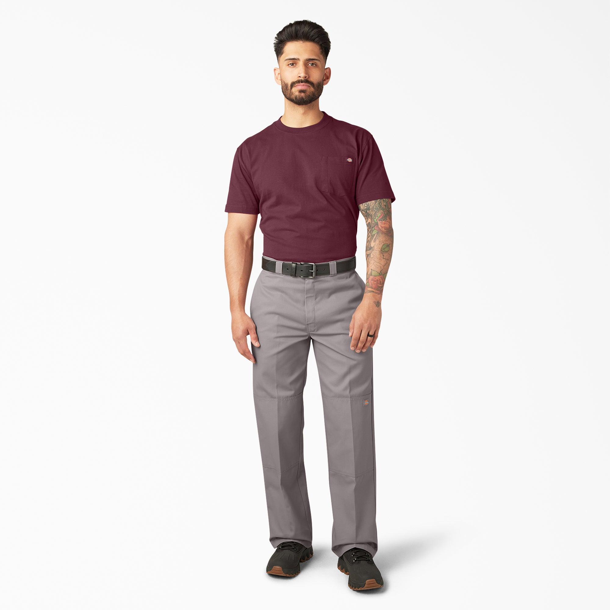 Loose Fit Double Knee Work Pants