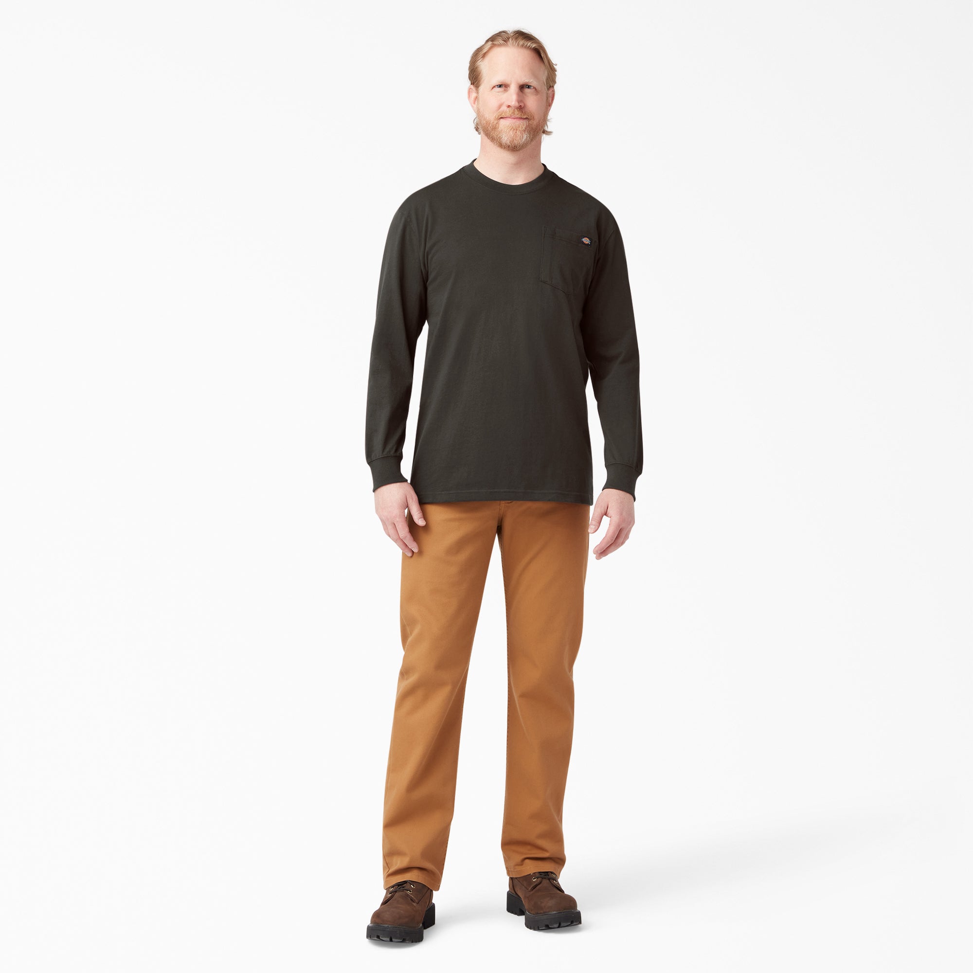 Heavyweight Long Sleeve Pocket T-Shirt