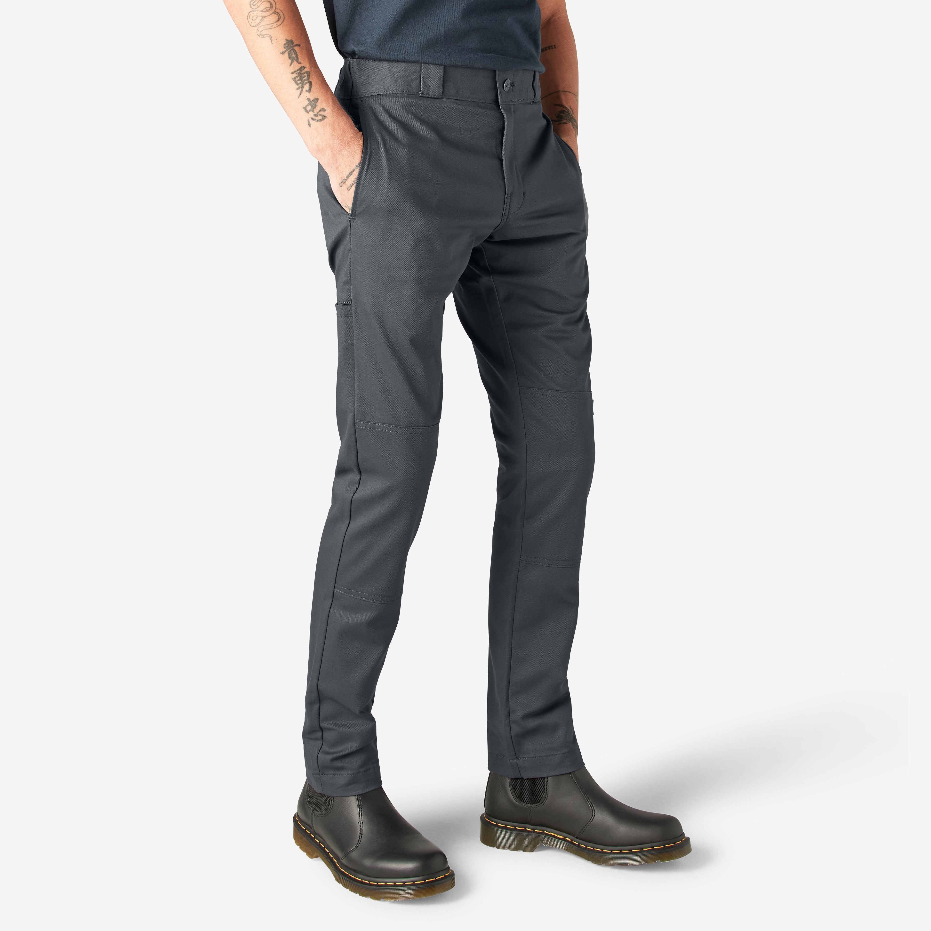 FLEX Skinny Fit Double Knee Work Pants