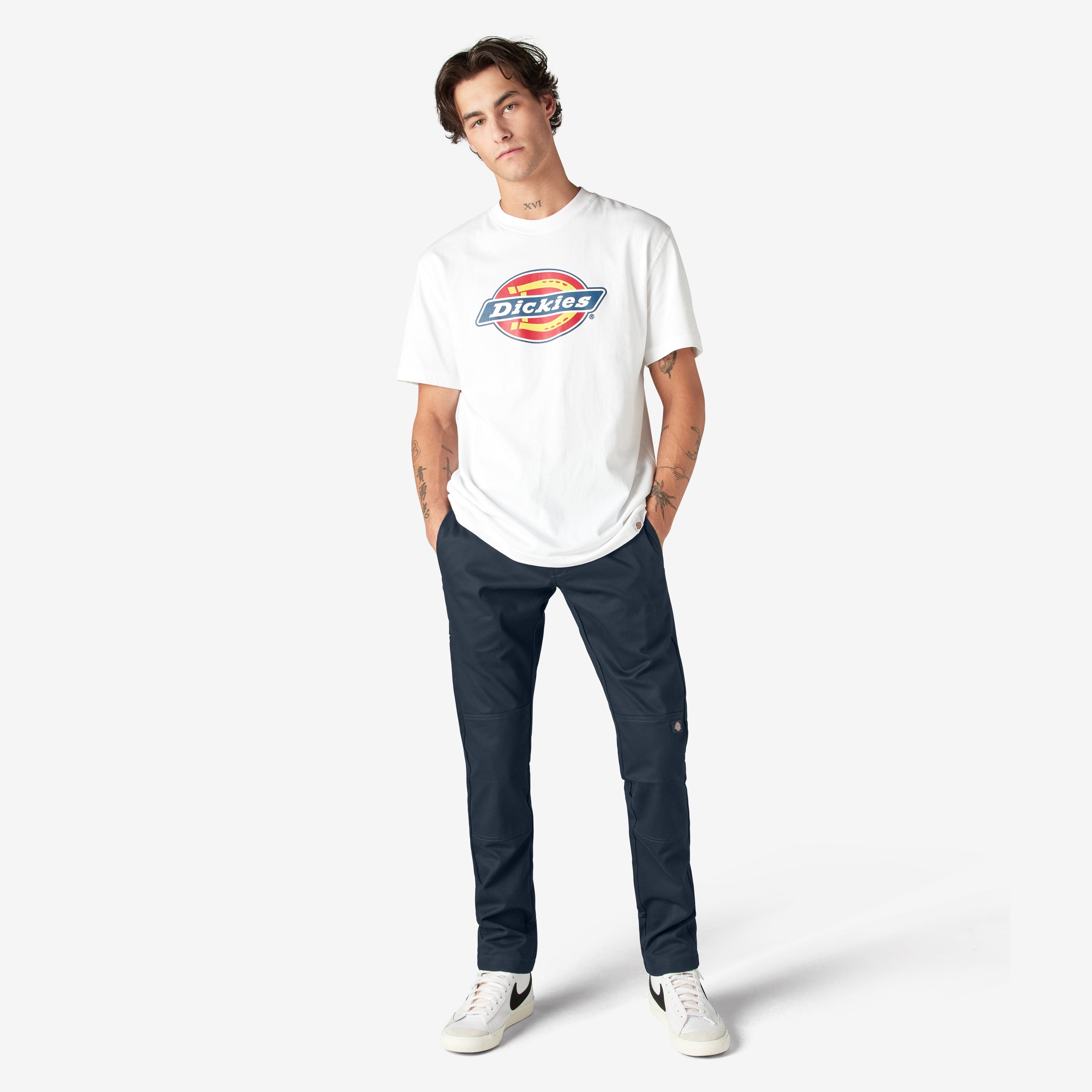 FLEX Skinny Fit Double Knee Work Pants