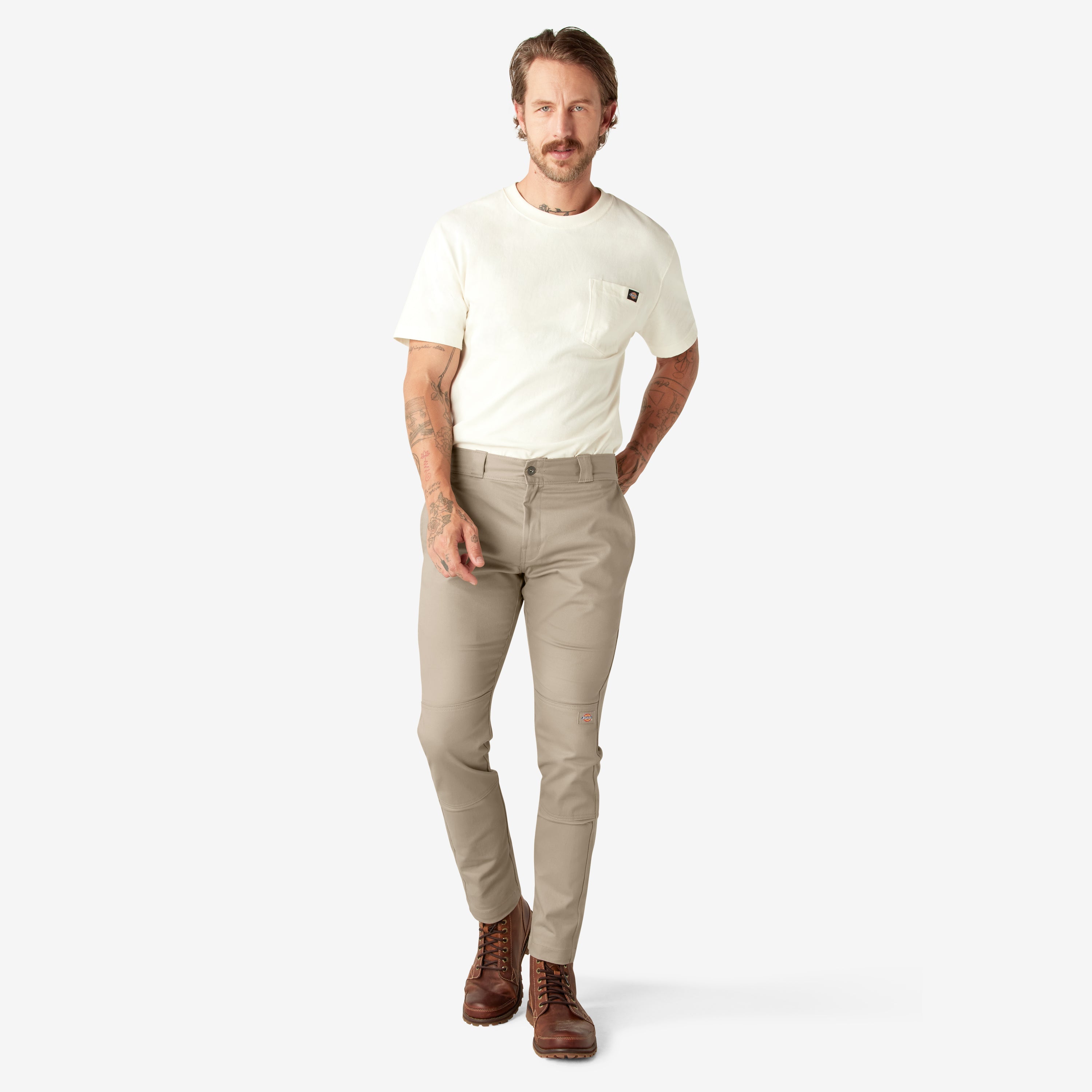 FLEX Skinny Fit Double Knee Work Pants