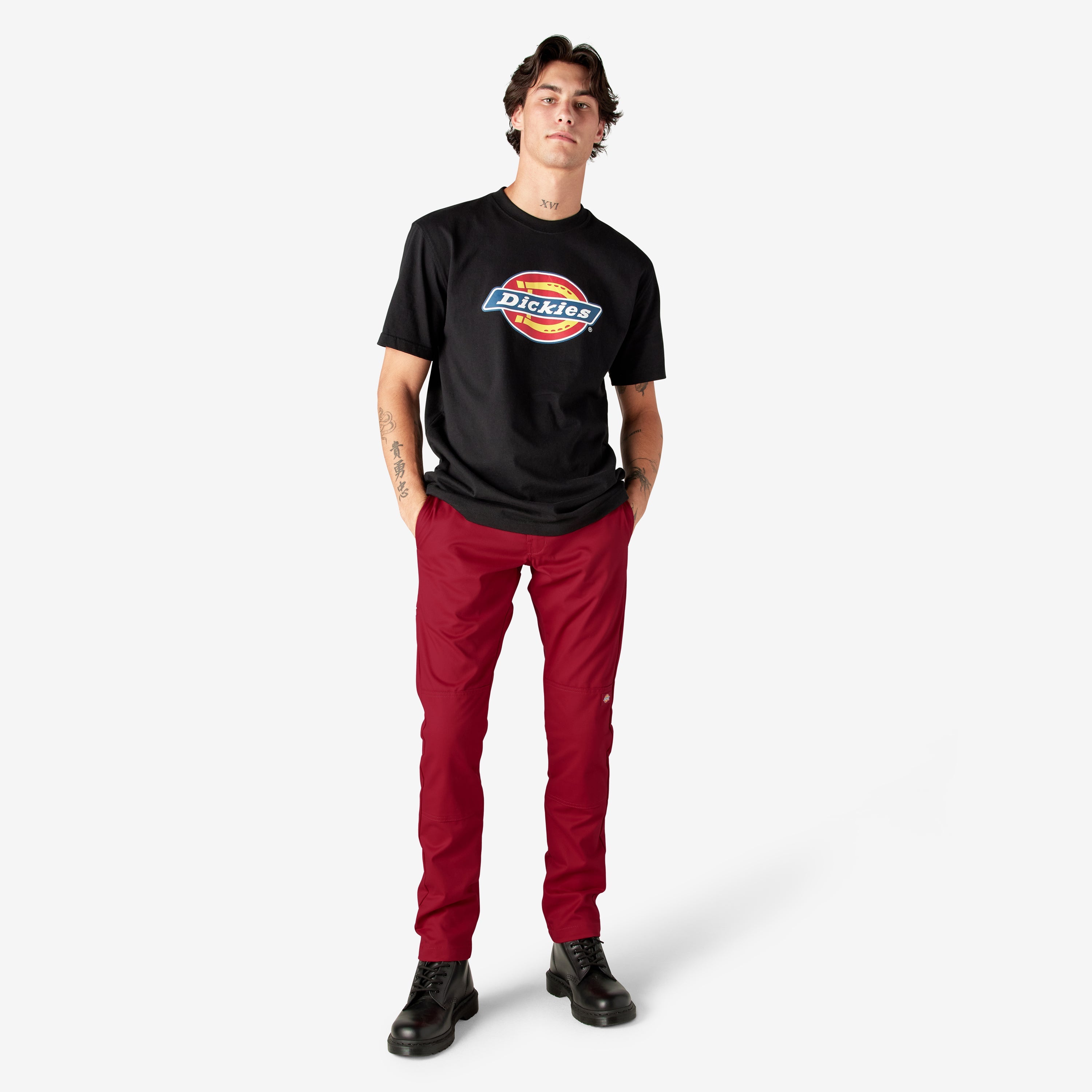 FLEX Skinny Fit Double Knee Work Pants
