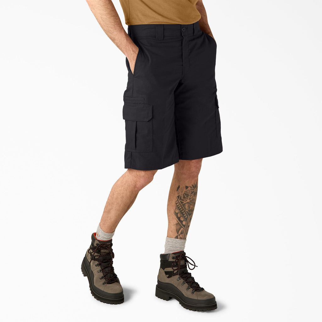 FLEX Relaxed Fit Cargo Shorts. 13