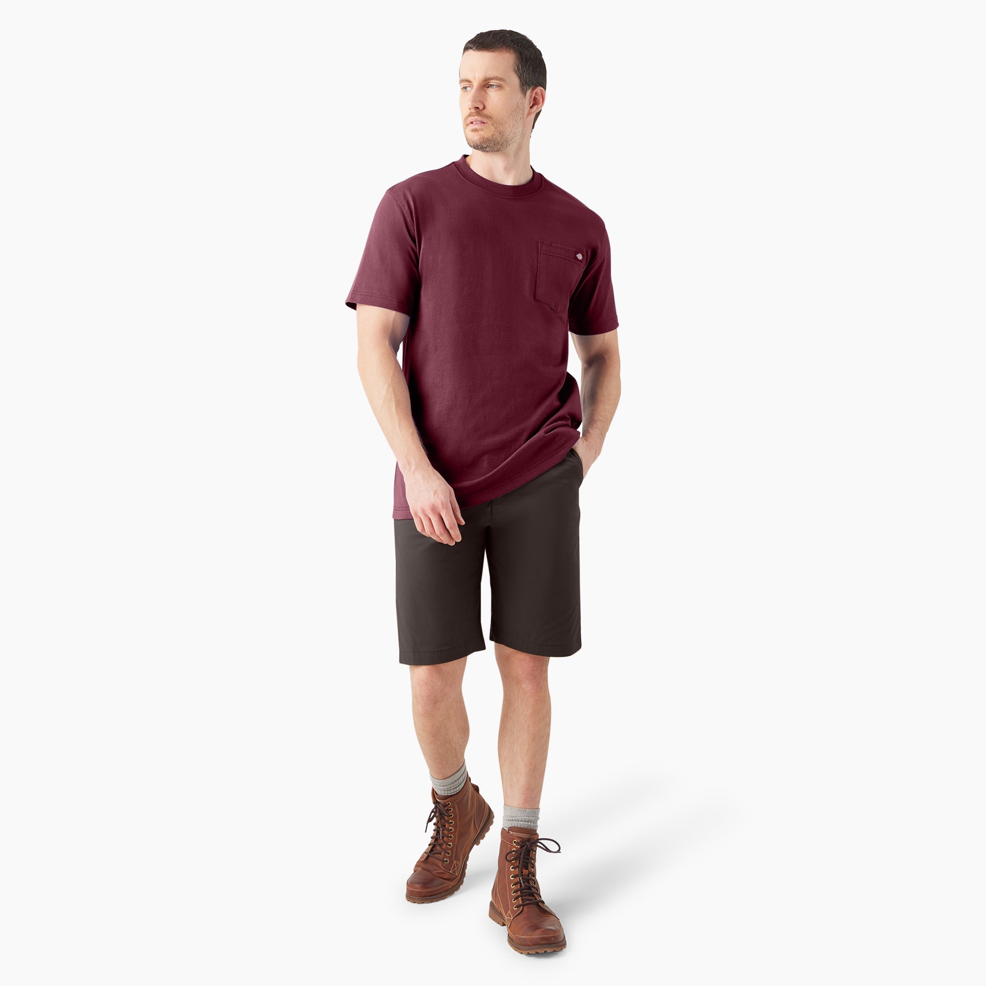 Heavyweight Short Sleeve Pocket T-Shirt