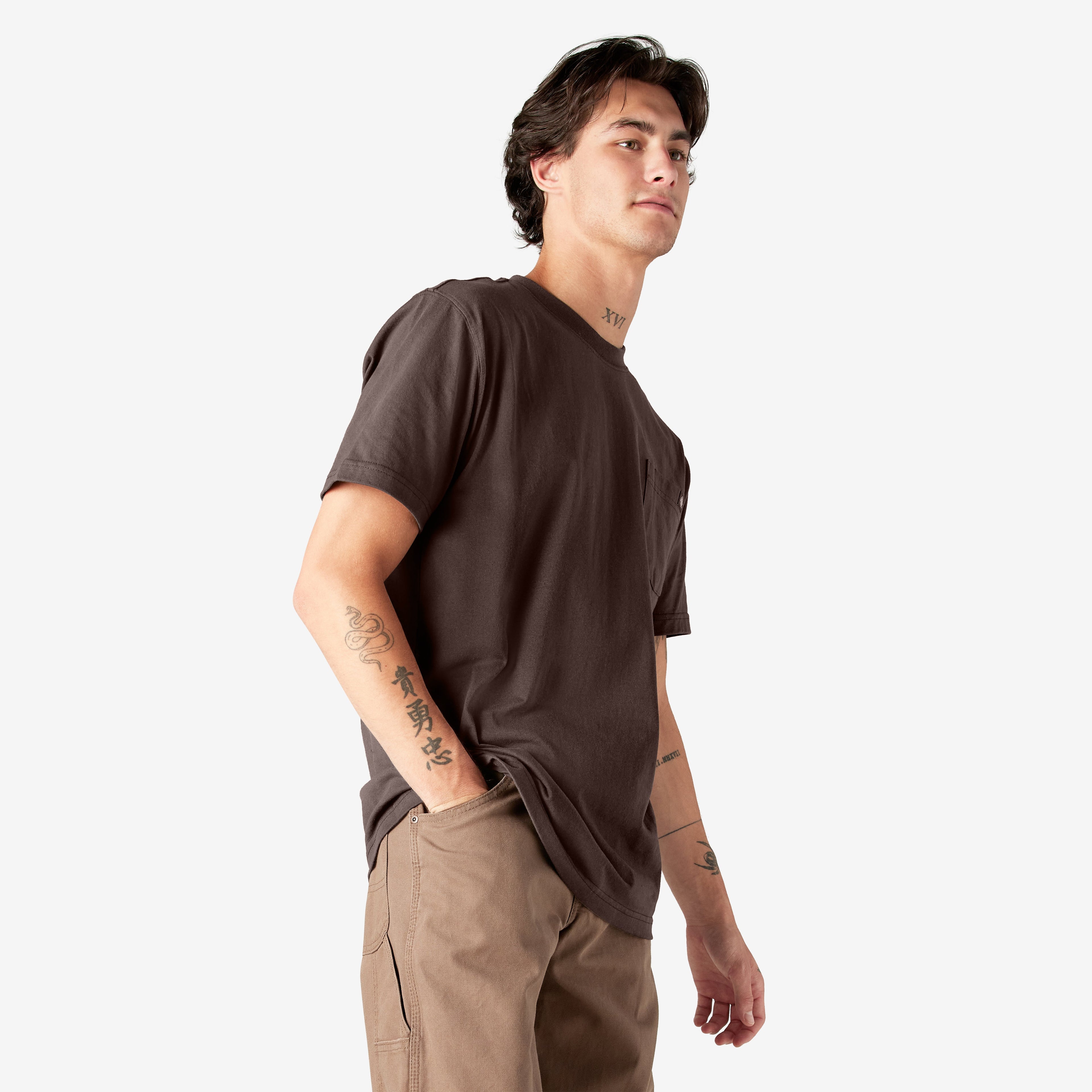 Heavyweight Short Sleeve Pocket T-Shirt