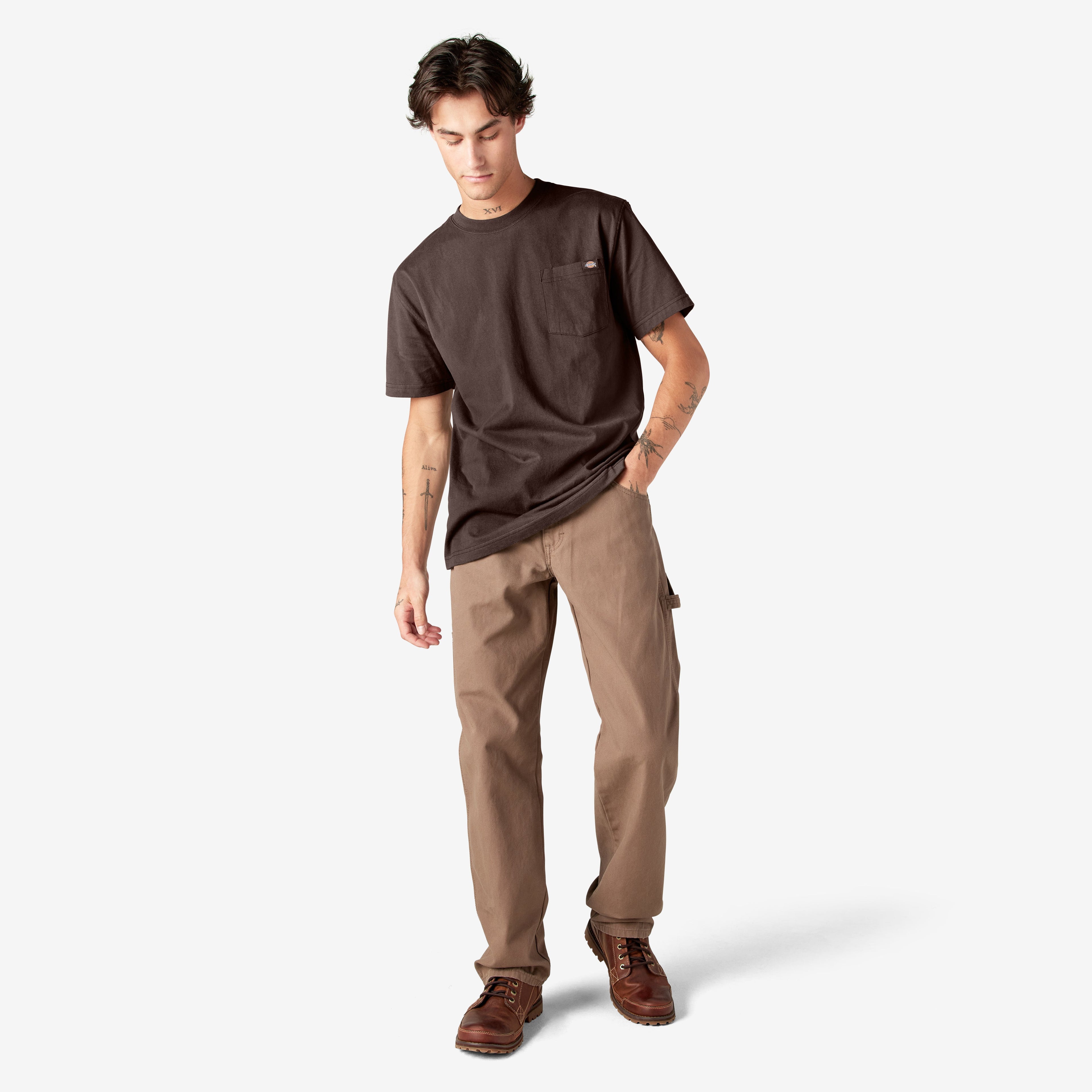Heavyweight Short Sleeve Pocket T-Shirt