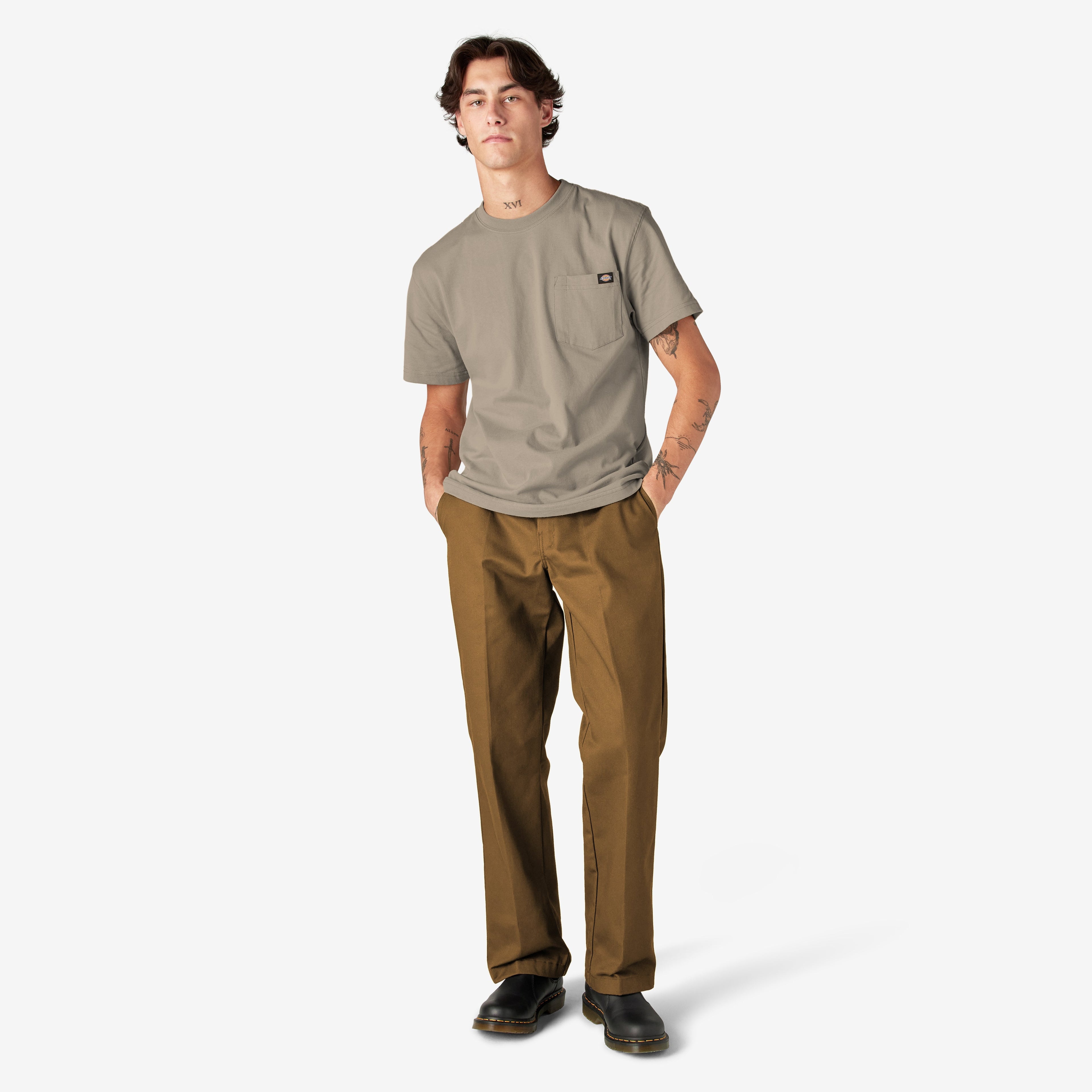 Heavyweight Short Sleeve Pocket T-Shirt