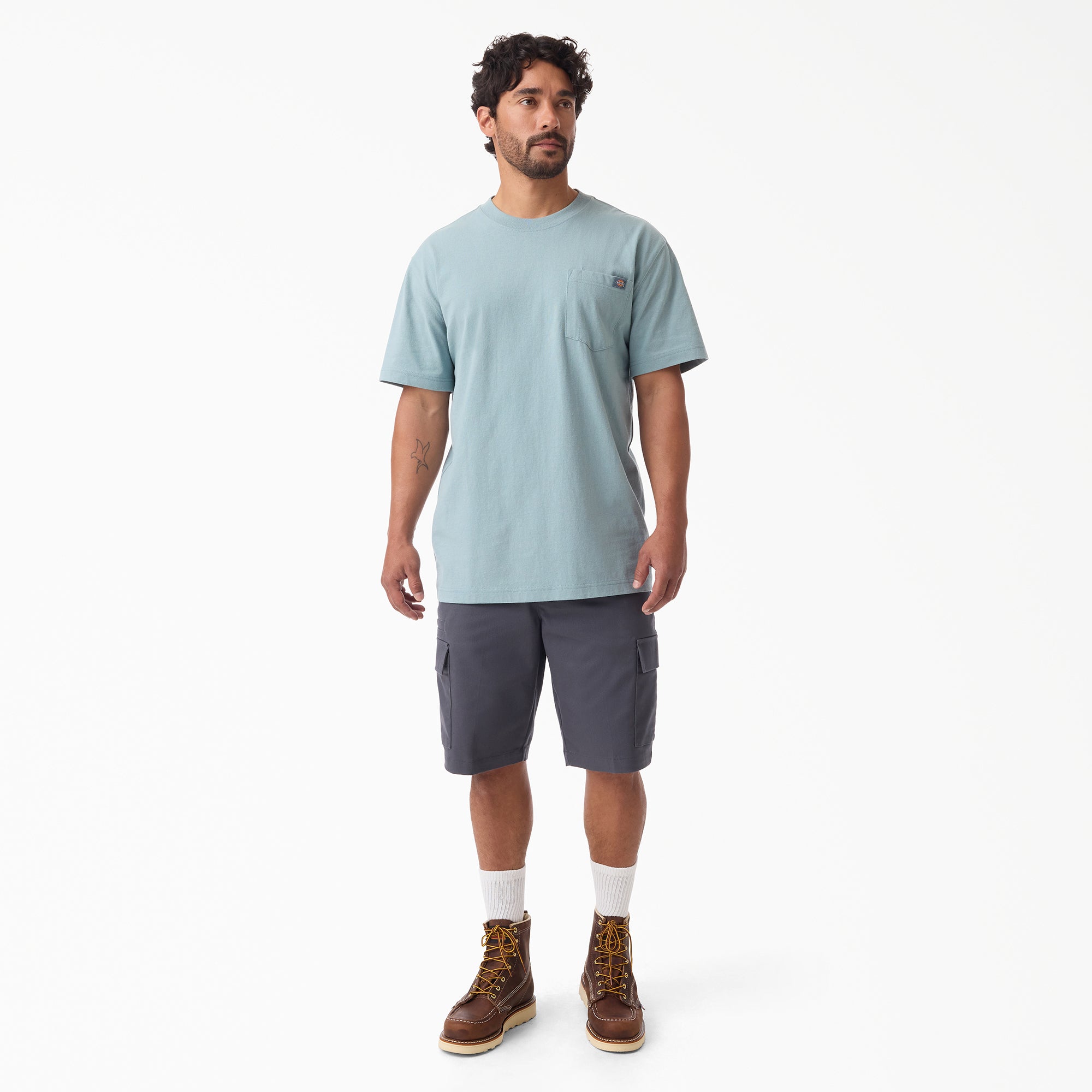 Heavyweight Short Sleeve Pocket T-Shirt